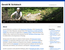 Tablet Screenshot of geraldschlabach.net